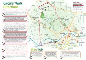 Map of circular walk